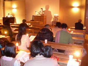 日本キリスト改革派八事教会　クリスマスキャンドル讃美礼拝
